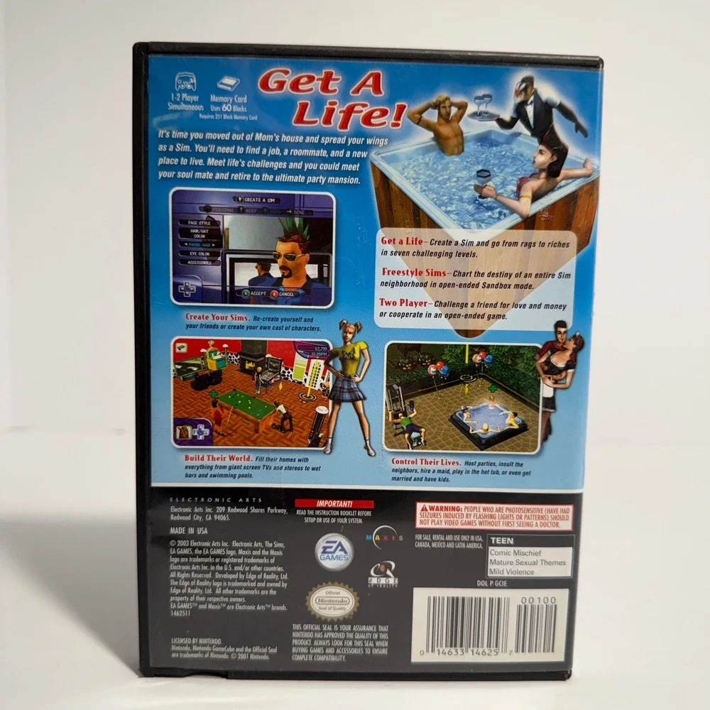 Nintendo sims gamecube